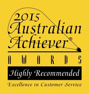 2015 Australian Achiever Awards Highly Recommended logo